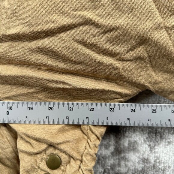 Free People Jacket Medium Womens Beige Canvas Hooded Cago Sweater - Picture 3 of 7